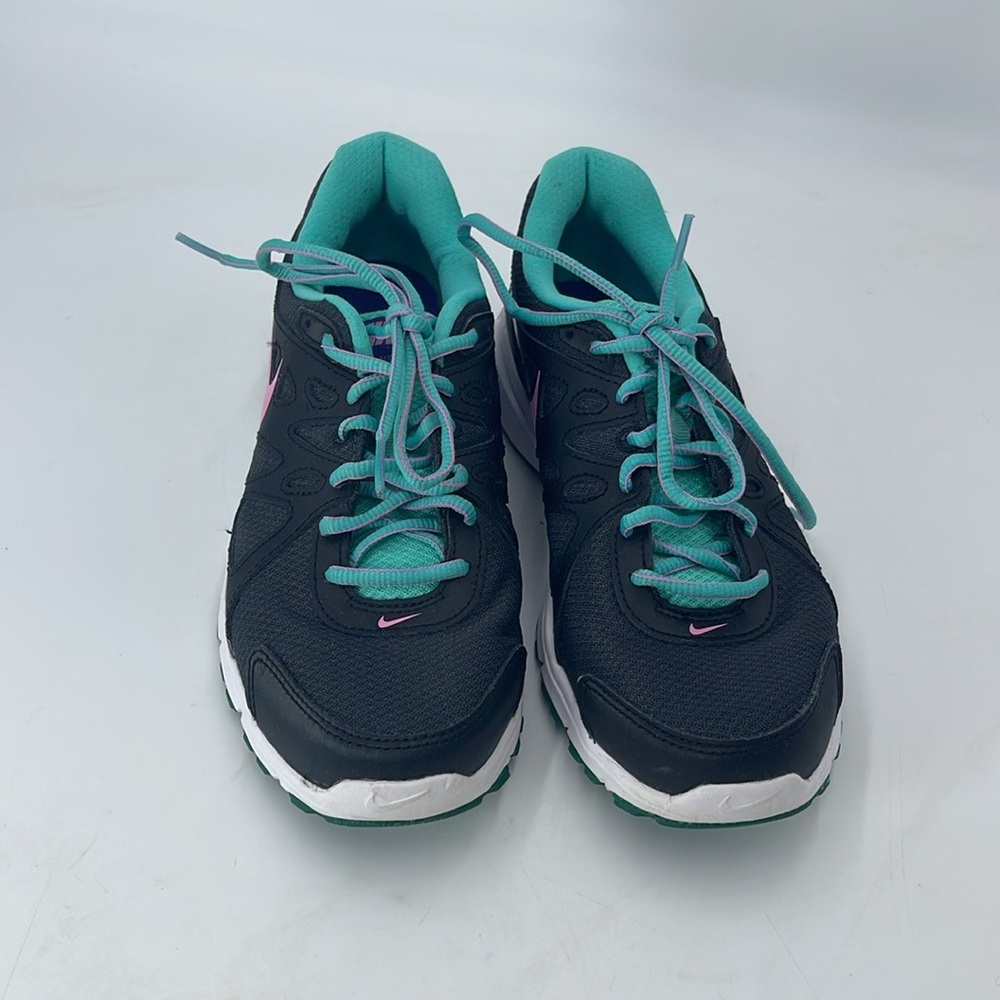 Nike Womens Revolution 2 Running Shoes Black 554900-025 Lace Up Low Top Size 7.5 - Picture 2 of 8